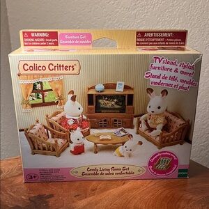 Calico Critters Comfy Living Room Set